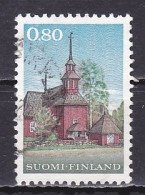 Finland, 1970, Keuruu Wooden Church, 0.80mk, USED - Gebruikt