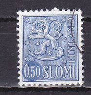 Finland, 1970, Lion, 0.50mk/Phosphor, USED - Oblitérés