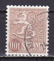 Finland, 1968, Lion, 0.01mk, USED - Usados