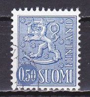 Finland, 1970, Lion, 0.50mk/Phosphor, USED - Used Stamps