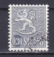 Finland, 1965, Lion/Thick Circle, 0.30mk, USED - Used Stamps