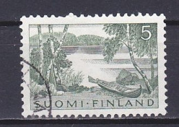 Finland, 1961, Lakeside Scene, 5mk, USED - Usati