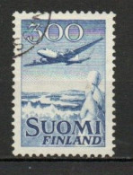 Finland, 1958, DC-6, 300mk, USED - Gebruikt