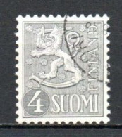 Finland, 1958, Lion, 4mk, USED - Used Stamps