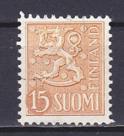 Finland, 1957, Lion, 15mk, USED - Oblitérés