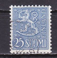 Finland, 1954, Lion, 25mk, USED - Gebruikt