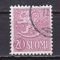 Finland, 1954, Lion, 20mk, USED - Used Stamps