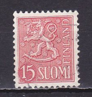 Finland, 1954, Lion, 15mk, USED - Gebruikt