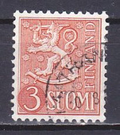 Finland, 1954, Lion, 3mk, USED - Gebraucht