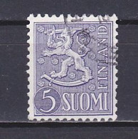 Finland, 1954, Lion, 5mk, USED - Usati