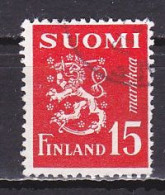 Finland, 1952, Lion, 15mk, USED - Usados
