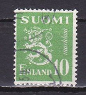 Finland, 1952, Lion, 10mk, USED - Oblitérés