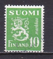 Finland, 1952, Lion, 10mk, USED - Used Stamps