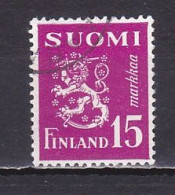 Finland, 1950, Lion, 15mk, USED - Usati