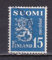 Finland, 1948, Lion, 15mk, USED - Gebruikt