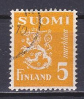 Finland, 1946, Lion, 5mk, USED - Used Stamps