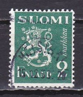 Finland, 1945, Lion, 2mk, USED - Usados