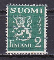 Finland, 1945, Lion, 2mk, USED - Oblitérés