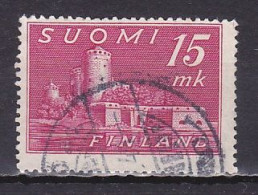 Finland, 1945, Olavinlinna Castle, 15mk, USED - Usados