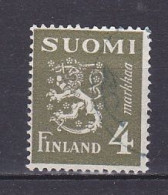 Finland, 1945, Lion, 4mk, USED - Gebraucht