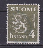 Finland, 1945, Lion, 4mk, USED - Usati