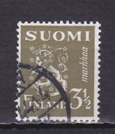 Finland, 1942, Lion, 3½mk, USED - Used Stamps