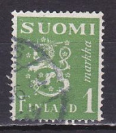 Finland, 1942, Lion, 1mk, USED - Gebruikt