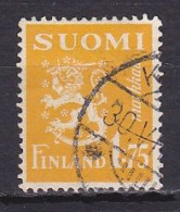 Finland, 1940, Lion, 1.75mk, USED - Gebruikt