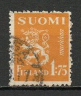 Finland, 1940, Lion, 1.75mk, USED - Oblitérés