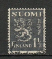 Finland, 1940, Lion, 1½mk, USED - Gebruikt