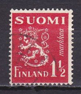 Finland, 1932, Lion, 1½mk, USED - Gebruikt