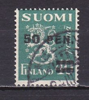 Finland, 1931, Lion/Surcharge, 50p On 40p, USED - Gebruikt