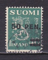 Finland, 1931, Lion/Surcharge, 50p On 40p, USED - Used Stamps