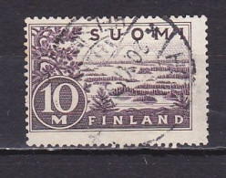 Finland, 1932, Lake Saimaa/Red Violet, 10mk, USED - Usados