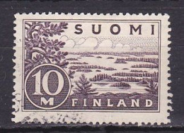 Finland, 1932, Lake Saimaa/Red Violet, 10mk, USED - Oblitérés