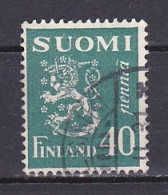 Finland, 1930, Lion, 40p, USED - Gebruikt