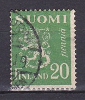 Finland, 1930, Lion, 20p, USED - Usati