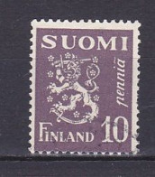 Finland, 1930, Lion, 10p, USED - Used Stamps