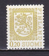 Finland, 1977, Coat Of Arms, 0.20mk, UNUSED NO GUM - Ungebraucht