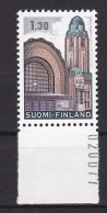 Finland, 1971, Helsinki Railway Station/Normal Paper, 1,30mk, MNH - Nuevos