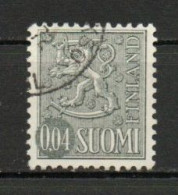 Finland, 1968, Lion, 0.04mk, USED - Unused Stamps