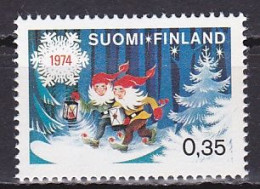 Finland, 1974, Christmas, 0.35mk, MNH - Nuevos