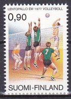 Finland, 1977, European Volleyball Championships, 0.90mk, MNH - Unused Stamps