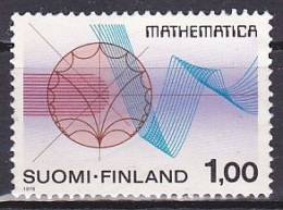 Finland, 1978, Mathematicians Cong, 1.00mk, MNH - Neufs