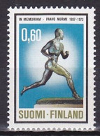 Finland, 1973, Paavo Nurmi, 0.60mk, MNH - Unused Stamps