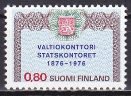 Finland, 1976, State Treasury Centenary, 0.80mk, MNH - Neufs