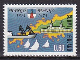 Finland, 1974, Hanko/Hangö Centenary, 0.60mk, MNH - Neufs