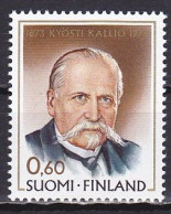 Finland, 1973, Kyösti Kallio, 0.60mk, MNH - Unused Stamps