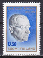 Finland, 1970, Juho Kusti Paasikivi, 0.50mk, MNH - Ungebraucht