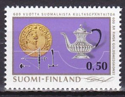 Finland, 1971, Goldsmiths Art 600th Anniv, 0.50mk, MNH - Nuovi